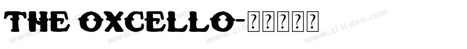 The Oxcello字体转换